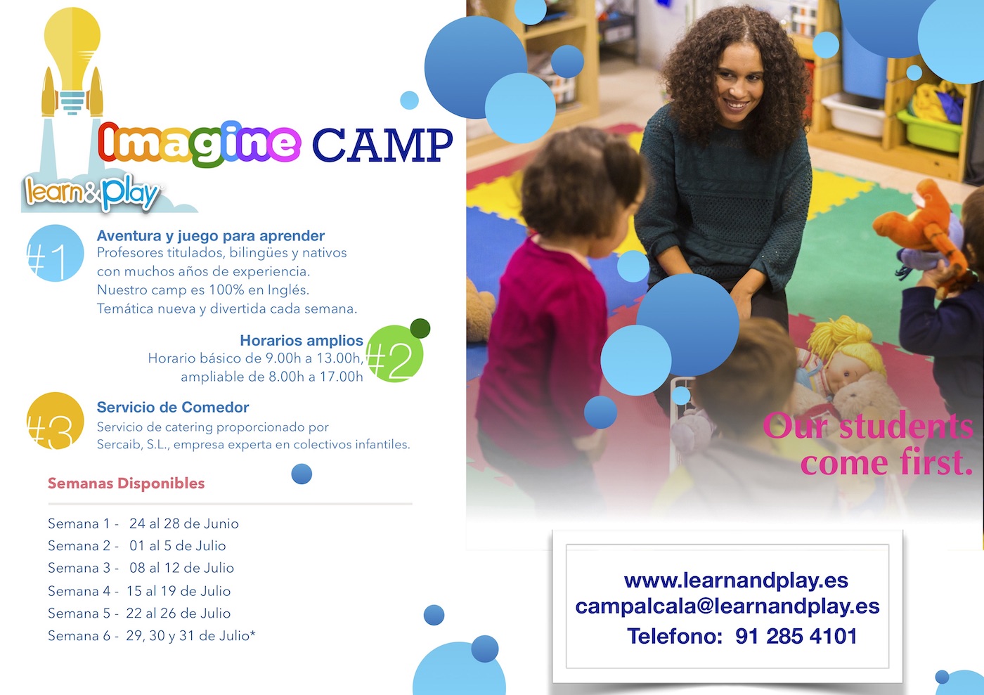 info web imagine camp 2019 banner